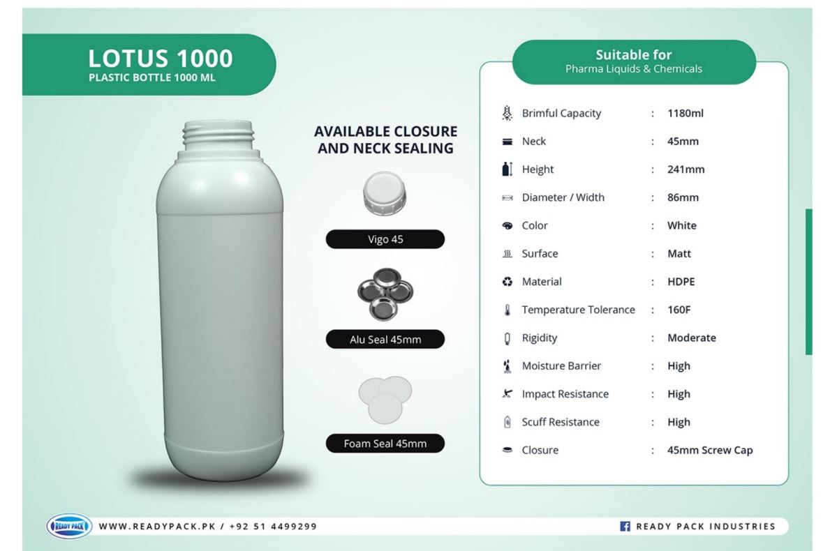 Lotus 1000 Bottle