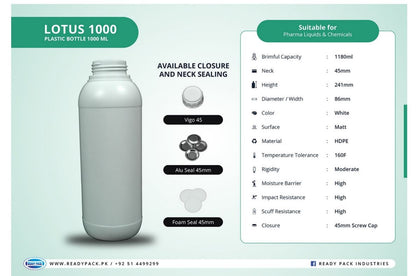Lotus 1000 Bottle